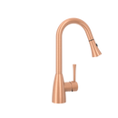 Copper Pull Out Kitchen Faucet, Single Level Solid Brass Kitchen Sink Faucets with Pull Down Sprayer