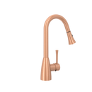 Copper Pull Out Kitchen Faucet, Single Level Solid Brass Kitchen Sink Faucets with Pull Down Sprayer