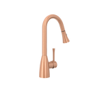 Copper Pull Out Kitchen Faucet, Single Level Solid Brass Kitchen Sink Faucets with Pull Down Sprayer