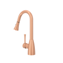 Copper Pull Out Kitchen Faucet, Single Level Solid Brass Kitchen Sink Faucets with Pull Down Sprayer