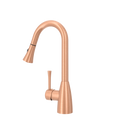 Copper Pull Out Kitchen Faucet, Single Level Solid Brass Kitchen Sink Faucets with Pull Down Sprayer