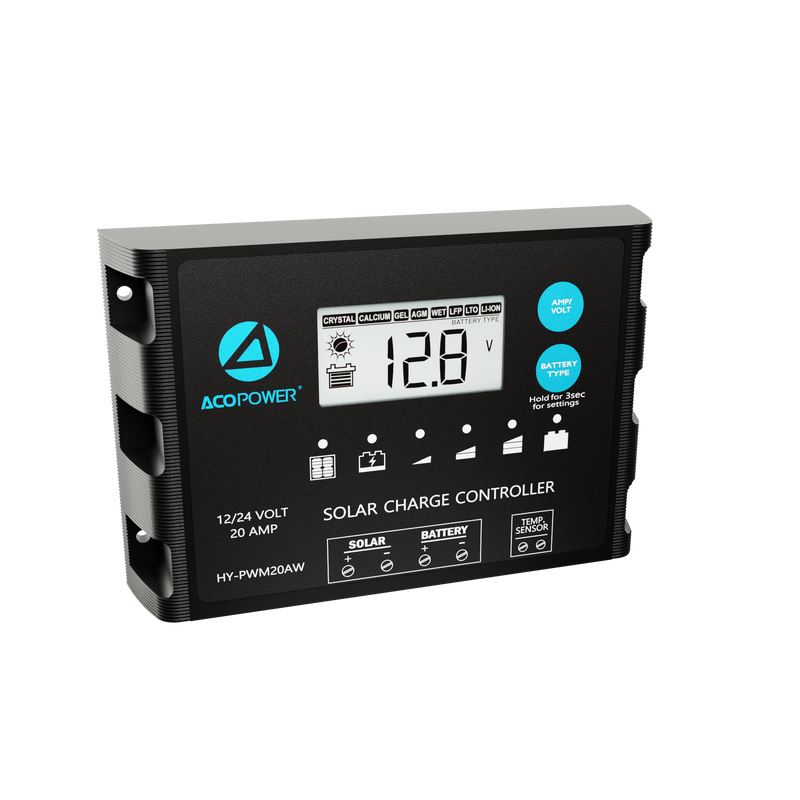 ACOPOWER ProteusX 20A PWM Charge Controller