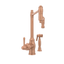 One-Handle Copper Pot Filler Kitchen Faucet with Side Sprayer
