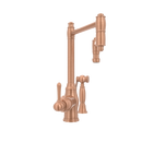 One-Handle Copper Pot Filler Kitchen Faucet with Side Sprayer