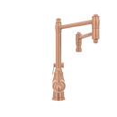 One-Handle Copper Pot Filler Kitchen Faucet with Side Sprayer