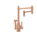 One-Handle Copper Pot Filler Kitchen Faucet with Side Sprayer