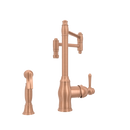 One-Handle Copper Pot Filler Kitchen Faucet with Side Sprayer