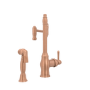 One-Handle Copper Pot Filler Kitchen Faucet with Side Sprayer