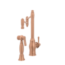 One-Handle Copper Pot Filler Kitchen Faucet with Side Sprayer