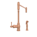 One-Handle Brushed Gold Pot Filler Kitchen Faucet with Side Sprayer - AK96918P1