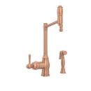 One-Handle Brushed Gold Pot Filler Kitchen Faucet with Side Sprayer - AK96918P1