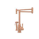 One-Handle Copper Pot Filler Kitchen Faucet with Side Sprayer - AK96918P1