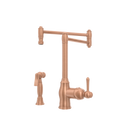 One-Handle Brushed Gold Pot Filler Kitchen Faucet with Side Sprayer - AK96918P1