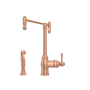 One-Handle Brushed Gold Pot Filler Kitchen Faucet with Side Sprayer - AK96918P1