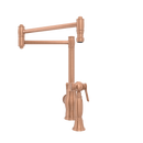 One-Handle Brushed Gold Pot Filler Kitchen Faucet with Side Sprayer - AK96918P1