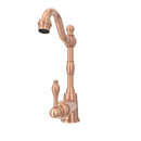 One-Handle Copper Widespread Kitchen Bar Faucet