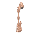 One-Handle Copper Widespread Kitchen Bar Faucet