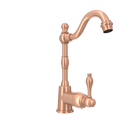 One-Handle Copper Widespread Kitchen Bar Faucet