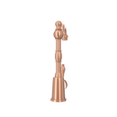 One-Handle Copper Widespread Kitchen Bar Faucet