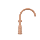 Two-Handles Copper Widespread Kitchen Faucet with Side Sprayer