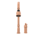 Copper Pull Out Kitchen Faucet with in-Deck Handle, Single Level Solid Brass Kitchen Sink Faucets with Pull Down Sprayer