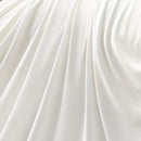100% Microfiber Jersey Knit Sheet Set with Pillowcase-White