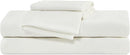 100% Microfiber Jersey Knit Sheet Set with Pillowcase-White