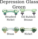Glass Cabinet or Drawer Handle, Octagon Shape