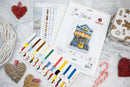 Bakery Winter Shop Front Counted Cross Stitch Kit by Luca-S B1430L