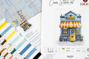 Bakery Winter Shop Front Counted Cross Stitch Kit by Luca-S B1430L