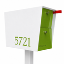 UpTown Box Locking Package Dropbox in WHITE - Modern Mailbox