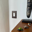 CleanPlate Wall Plate in Bronze for Rocker Switches