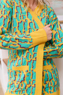Alexa Tri-Tone Cardigan