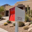 UpTown Box Locking Package Dropbox in WHITE - Modern Mailbox