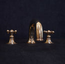 Unlacquered Brass Deck Mounted Faucet - 3 Holes Mounted Bath Faucet