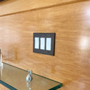 CleanPlate Wall Plate in Bronze for Rocker Switches