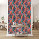 Tropical Leaves on Brightly Background Wallpaper