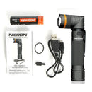 Nicron B70 Anglehead Rechargeable Flashlight