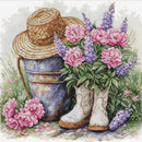 Garden Decor Counted Cross-Stitch Kit by Luca-S B7036L