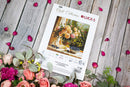 Vase with Roses and Blueberries Still Life Counted Cross Stitch Kit by Luca-S B719L