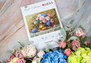 Golden Bloom Roses and Hydrangeas Counted Cross Stitch Kit by Luca-S B723L