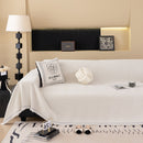 Solid Color Chenille Sofa Cover Blanket Furniture Covers for Sofas and Loveseats