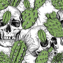 Skulls and Cactus Wallpaper
