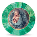 Baby Picture Frames Classic Bone Inlay in Green, Set of 3