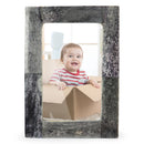 Baby Picture Frames Classic Bone Inlay in Grey, Set of 3
