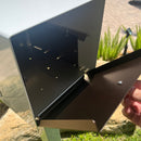 QUICK SHIP UpTown Box-2.0 in ARCTIC WHITE on WHITE - Modern Mailbox