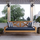 Amish Casual Malvern Porch Swing Bed, 6 Ft Cedar with Clearcoat