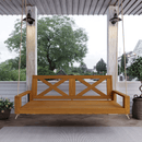 Amish Casual Malvern Porch Swing Bed, Twin Oak
