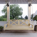 Amish Casual Malvern Porch Swing Bed, 6 Ft Unfinished