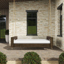 Amish Casual Lancaster Daybed Swing Bed, 6 Ft Oak with Clearcoat